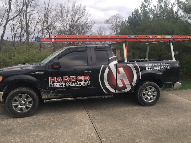 harper siding and roofing truck
